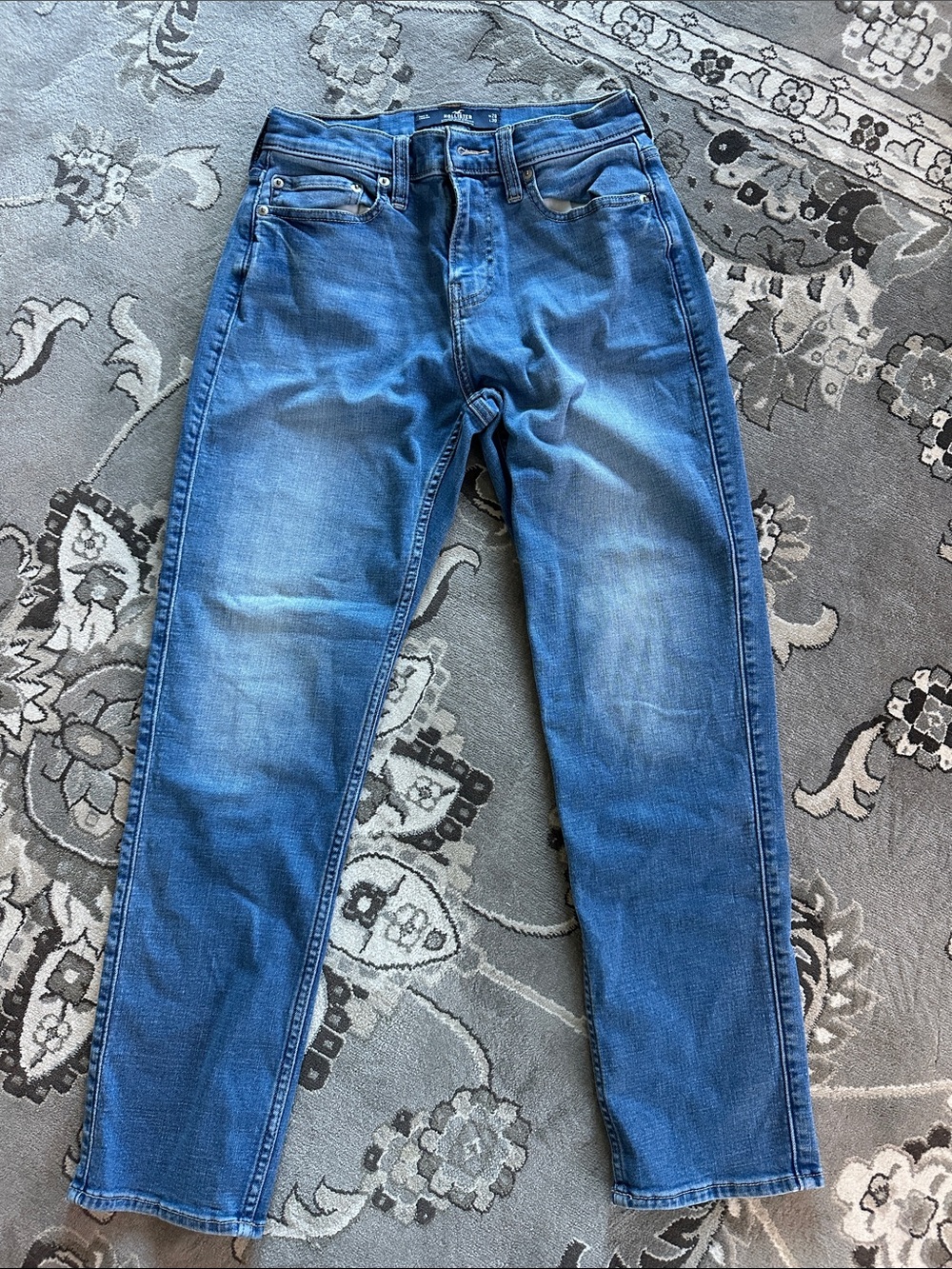 Hollister Men's W28 L30 Medium Blue Slim Straight Jeans